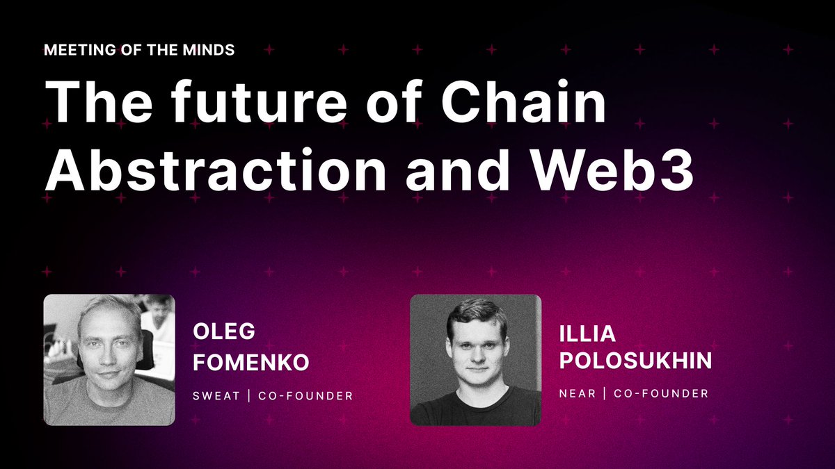 The Sweat Economy Lisbon HQ is buzzing today with our first Meeting of the Minds 🐝 

We're gearing up for an exciting conversation with @oleg_fem and @nearprotocol co-founder @ilblackdragon on #ChainAbstraction, #Web3, and the #MovementEconomy

Share your questions below ⤵️