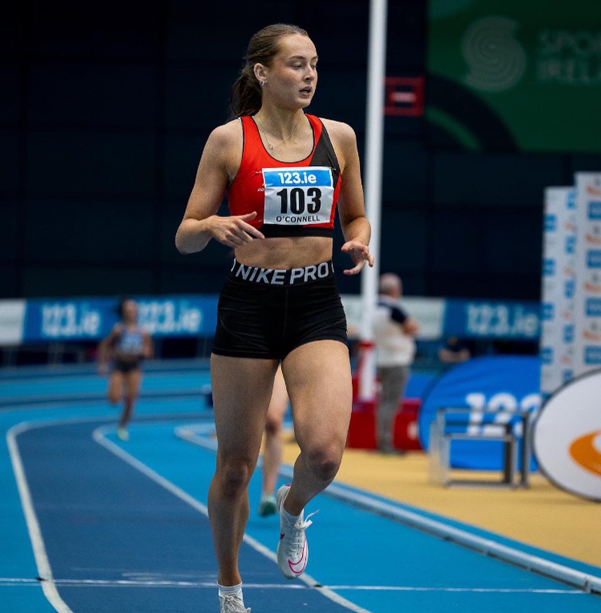 NATIONAL SENIOR INDOORS 2024🔴⚫️ Congrats to Benjamin Caullier, Saoirse Fitzgerald, Eve Noctor, Kate O’Connell and Dara Donoghue for qualifying for their individual finals🔥Special mention to Donoghue and the girls 4x4 team for both bringing home silver🥈Well done to all👏👏