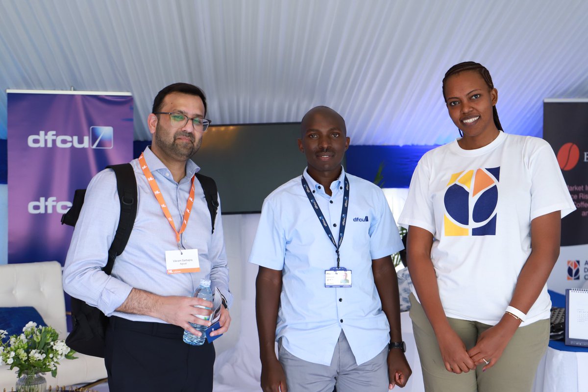 agribdcu's tweet photo. We are currently present on the 3-day ongoing #HarvestMoneyExpo event organized by @newvisionwire and @NLinUganda 

Our team is excited to unveil the newly developed tool for coffee and cocoa farmers, #BeanBook, created by @Agtuall_ in collaboration with #ADC and @RaboFoodAgri

Farmers find us @dfcugroup tent we have beneficial information for you! 

#WeAreADC