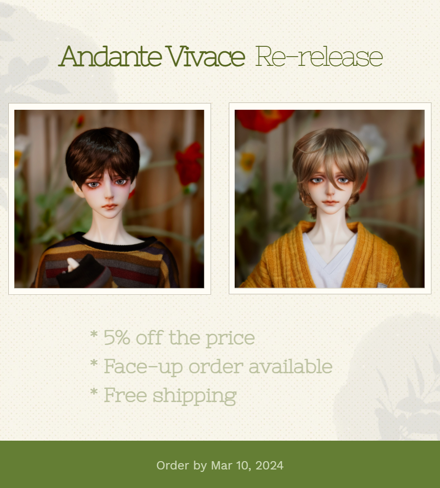 IOSdoll's tweet photo. 🌟[Class60] Re-Release Event🌟

Order Period:  From Feb 23 to Mar 10, 2024  

👉5% off the price
👉Free shipping for all orders
👉 Andante/Vivace Face-up order

#dollios #immortalityofsoul #bjd #3d #doll #bjdsale #bolljointeddoll #bjd娃娃 #球体関節人形 #人形 #ドール https://t.co/jPef6xZzKY