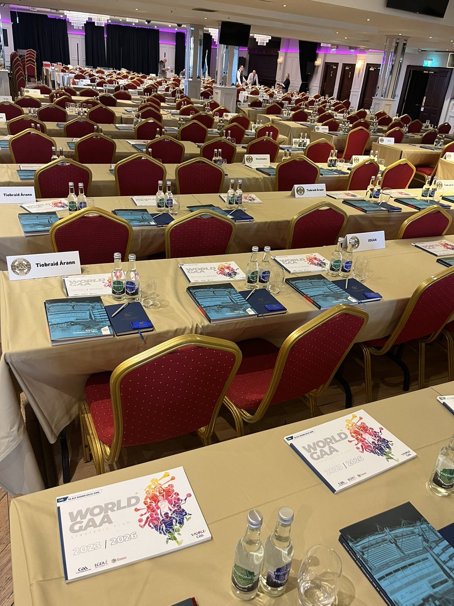 A World GAA Strategy for everyone in attendance at Annual Congress 2024 this weekend 🌍 #WorldGAA