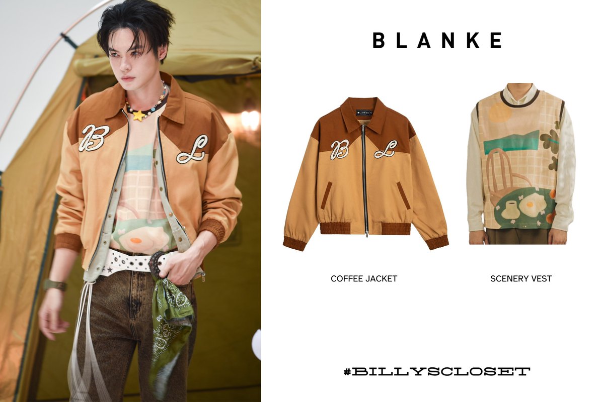 jiaaaaaij's tweet image. 2024.02.23 Media Update

@bbil1ypn is wearing:
- Coffee Jacket
- Scenery Vest
Both from #BLANKESPACE

#bbil1ypn #star1ight
#BillysCloset