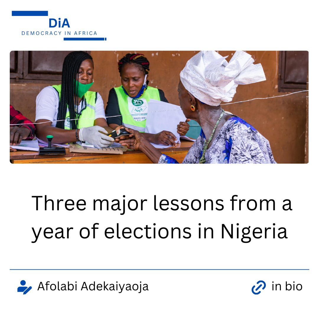 Nigeria's 2023 elections: identity, networks, and the urgent need for reform. As Nigerians navigate the road ahead, constructive solutions and electoral reforms are needed to revitalise democracy. 🗳️🇳🇬 #NigeriaElections #PoliticalReform #DemocracyInAction t.ly/uP5cB