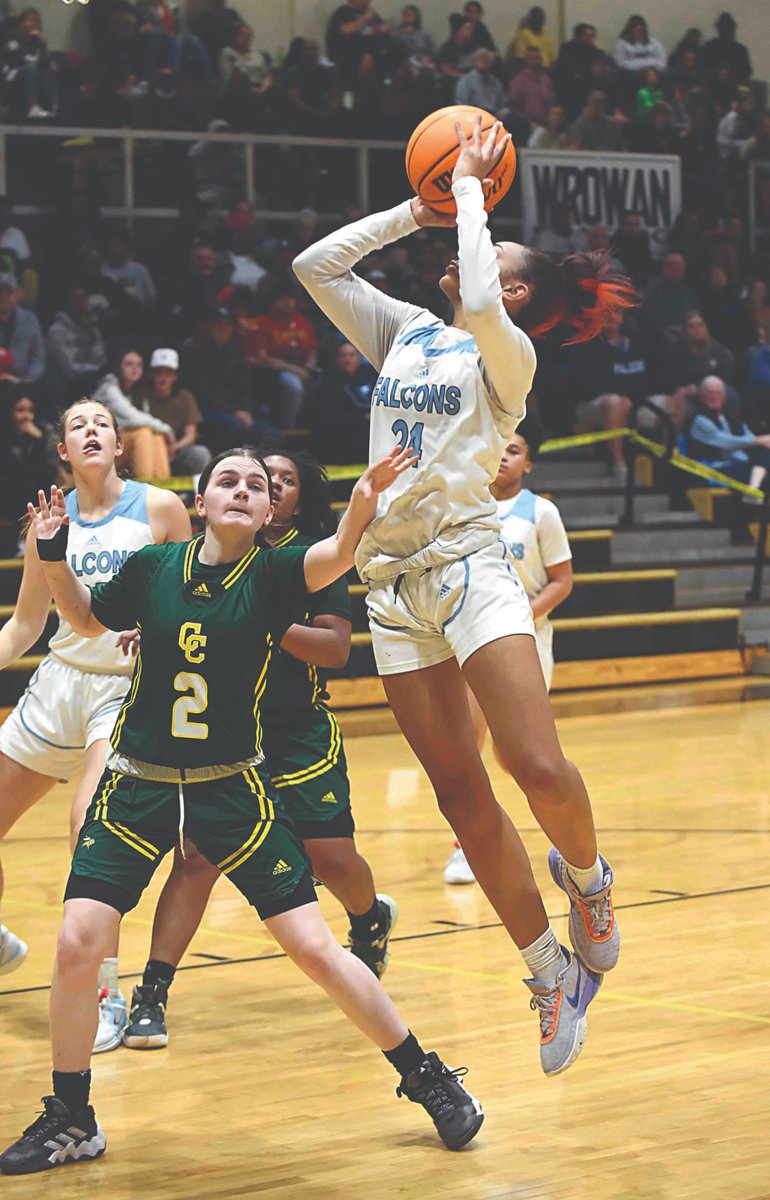 Congrats to West Rowan senior Lauren Arnold: 1,500 career points.