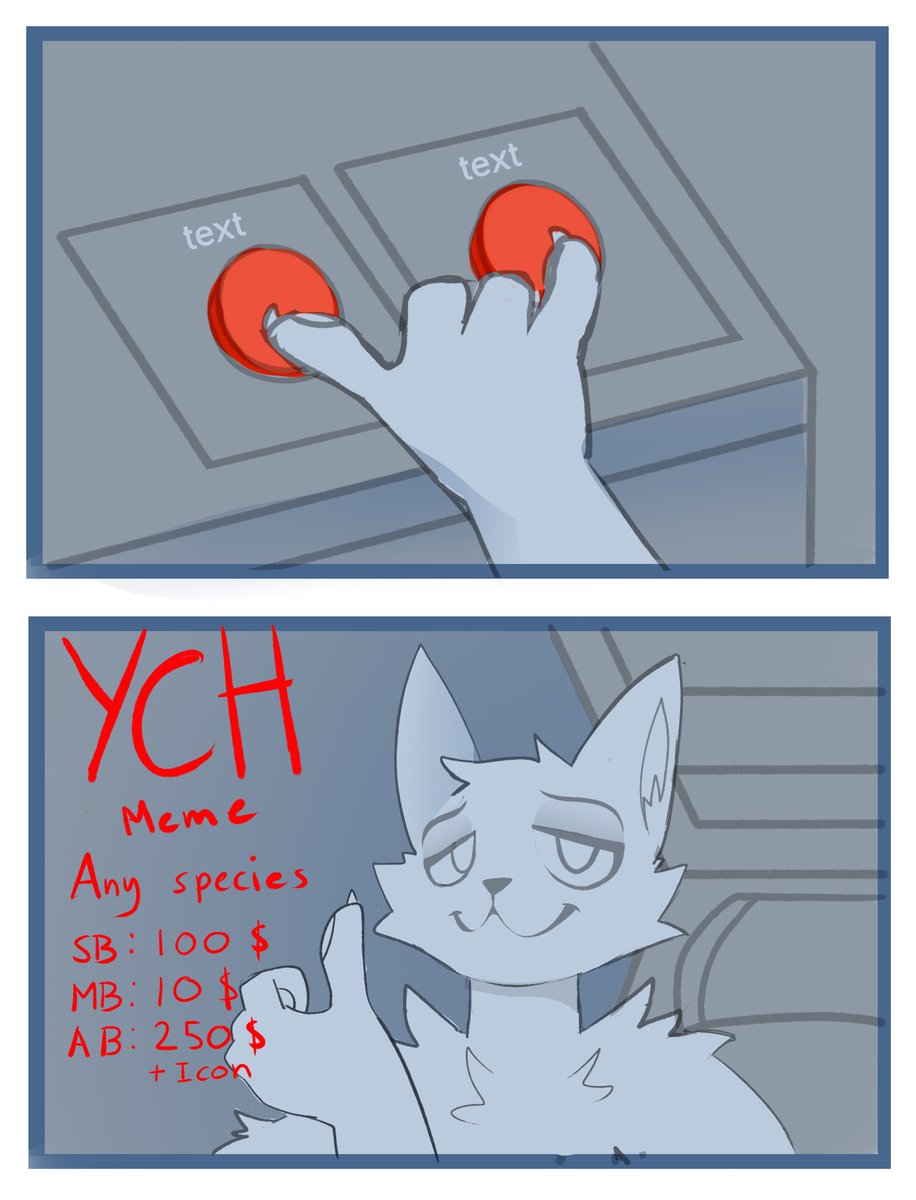 Meme YCH, Any species! 💕 ⬇️ More inforomation below! ⬇️