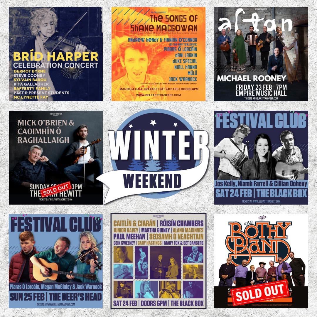 The 3rd annual @BelfastTradF Winter Weekend kicks off today. There’s a great buzz about the city and we’re looking forward to welcoming visitors from all over the world to sample some of the best traditional music, song and dance. Join us 🎻🕺🥁 @ArtsCouncilNI @ourbelfastmusic