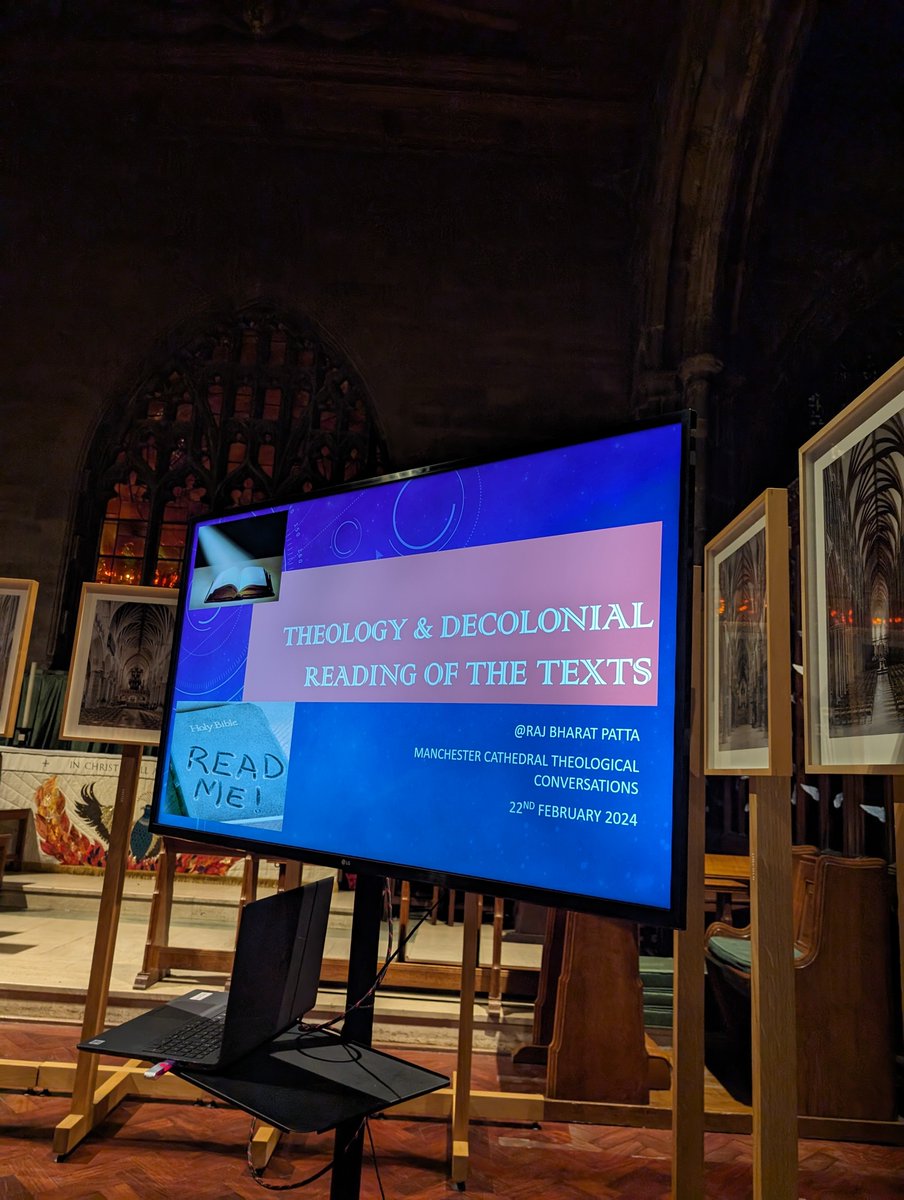 A great turn out for our Cathedral Theological Conversations last night! A huge thanks to the brilliant @rajpatta who prompted us to think about what influences our interpretation of scripture. The podcast will be available v.soon! Future events here: bit.ly/3RLzU3A