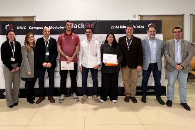 Carlos Alonso, ganador de la ‘Liga de Ciberseguridad URJC’.

ℹ Más información: bit.ly/3PhaVFd
