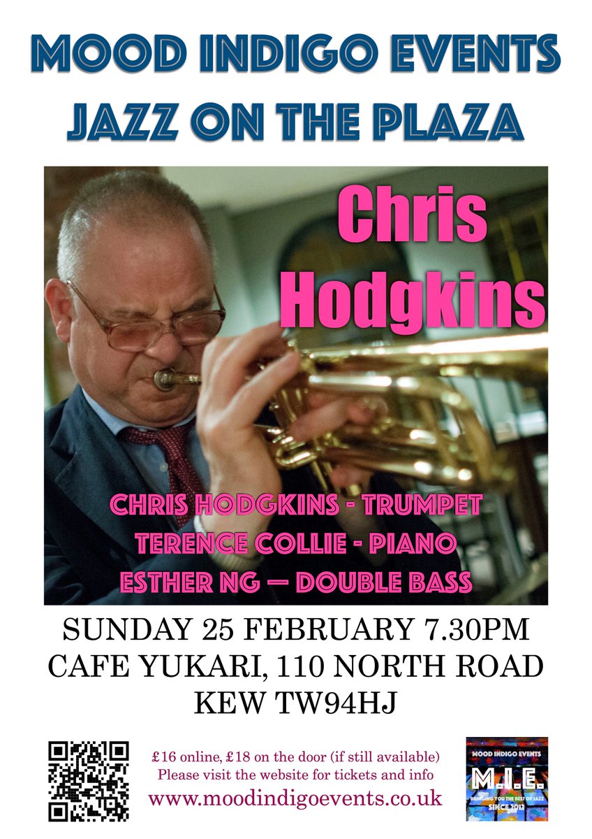 Looking forward to this coming Sunday evening at Cafe Yukari in @kew_tw9! Join us for some top end acoustic jazz and optional delicious Japanese food! Just a few tickets left! @MoodIndigoEvent @kewtoday @Visit_Richmond1 @jazzlondonlive @FAZIOLIPIANOS @tecjazz @HodgkinsChris