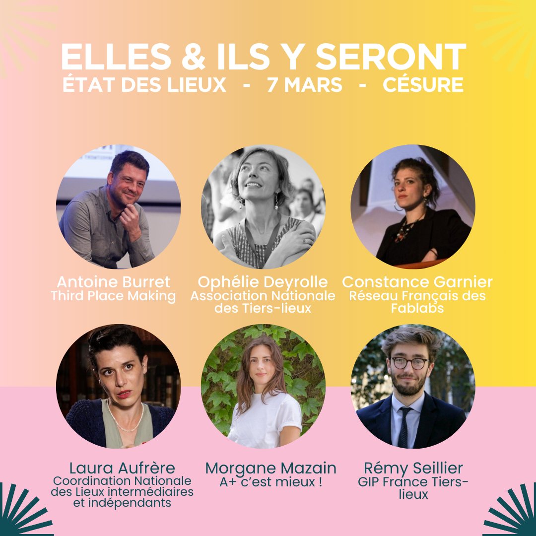 🤩 État des lieux, le rassemblement des tiers-lieux d'Ile-de-France 🤩

📅 Jeudi 7 mars de 9h à l'apéro // à Césure (Paris 5)

Quoi, vous ne vous êtes pas encore inscrit·e ? Allez, viens on fait l'état des lieux !

👉billetweb.fr/rencontre-regi…