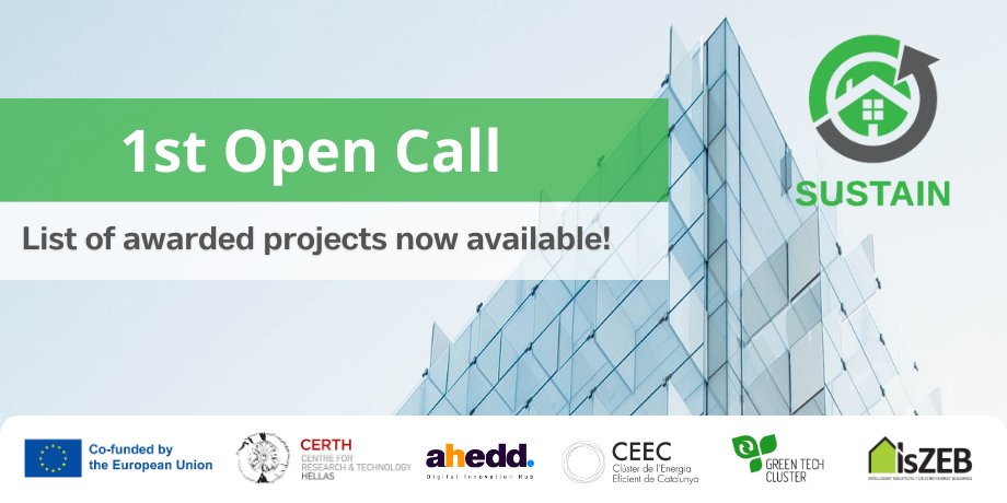 SUSTAIN Eurocluster (@sustain_eu) on Twitter photo 🟢 𝟭𝘀𝘁 <a href="/SUSTAIN_EU/">SUSTAIN Eurocluster</a> 𝗢𝗽𝗲𝗻 𝗖𝗮𝗹𝗹
The awarded projects have been published!💥
We are proud to recognize the following projects for their outstanding quality and innovative contributions! 🔝
Find out the list with all successful candidates HERE! 👇
t.ly/jWBzh 🟢 𝟭𝘀𝘁 <a href="/SUSTAIN_EU/">SUSTAIN Eurocluster</a> 𝗢𝗽𝗲𝗻 𝗖𝗮𝗹𝗹
The awarded projects have been published!💥
We are proud to recognize the following projects for their outstanding quality and innovative contributions! 🔝
Find out the list with all successful candidates HERE! 👇
t.ly/jWBzh