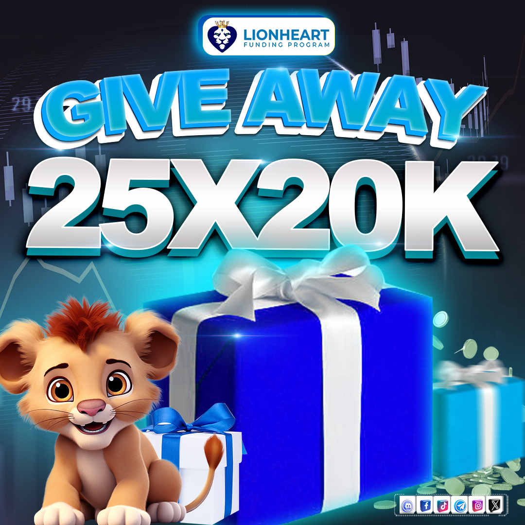 lionheartLFP's tweet photo. 🎁Launch Giveaway Alert - Week 1/3🎁

As we enter week 1 of our 3 weeks to LFP🦁official Launch,  We are giving away 25 x $20K Alpha Challenge accounts!  Winners will be announced on discord in 96 hours   

You Must followed Rules to win 🏆 
 1) Follow: @lionheartLFP & @NdemazeahG

2) Like & repost            

3) Join Discord: https://t.co/dVdgZ9HAZH          Comment how your February trading is going and Tag 3 traders!