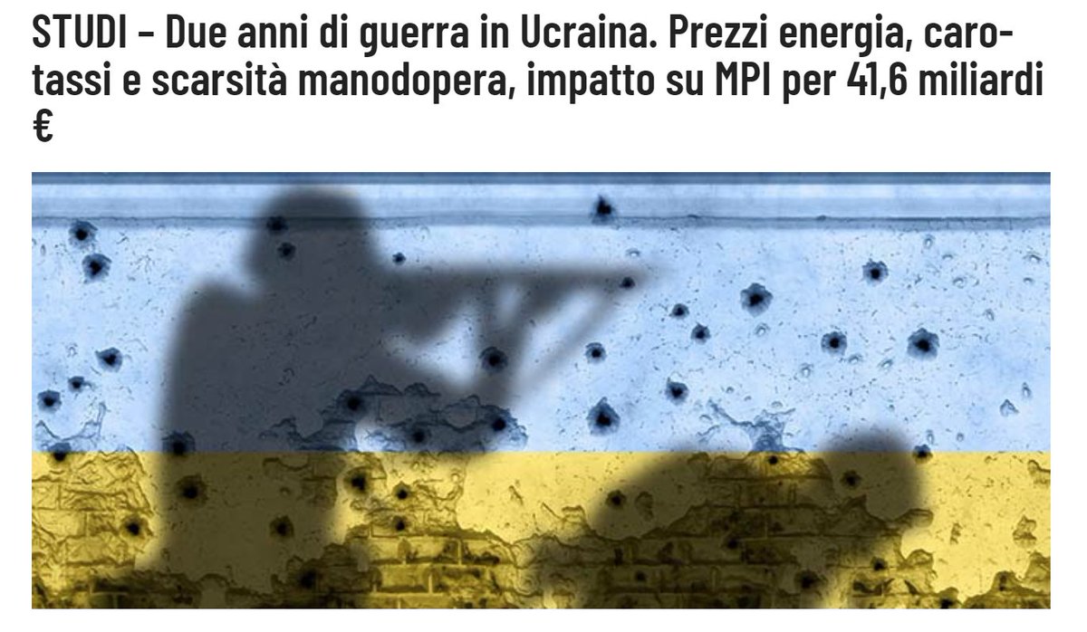 Due anni da invasione #Ucraina: gli effetti della bolla dei #prezzi #energia e #carotassi con stretta monetaria. Nonostante #incretezza, tenuta del #PIL, che cresce più di Ue e #crescita del #lavoro. Focus #UfficioStudi @Confartigianato bit.ly/3SPCqGD #UkraineWar