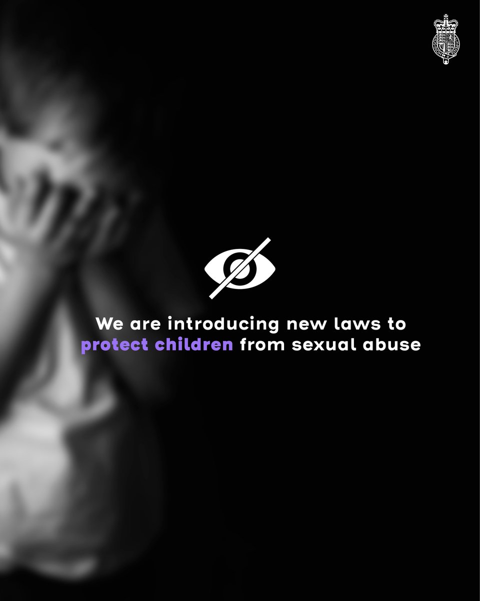 This week we announced new laws to protect children from sexual abuse, including 👇 🚨Mandatory reporting of child sexual abuse for those in regulated positions of responsibility. 🚨Granting police greater powers to manage sex offenders and block them from changing their name.