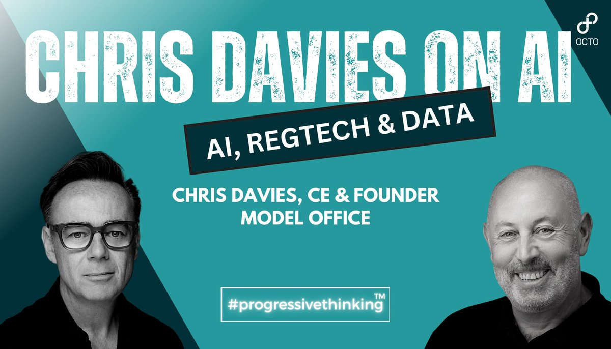 𝗖𝗵𝗿𝗶𝘀 𝗗𝗮𝘃𝗶𝗲𝘀 𝗼𝗻 𝗔𝗜

In the latest in our ongoing look at the various facets of AI in financial planning businesses we are really pleased to have <a href="/ChrisatMOUK/">Chris Davies</a> of discussing efficiencies for financial planning businesses through AI, regtech and data #forpractitioners