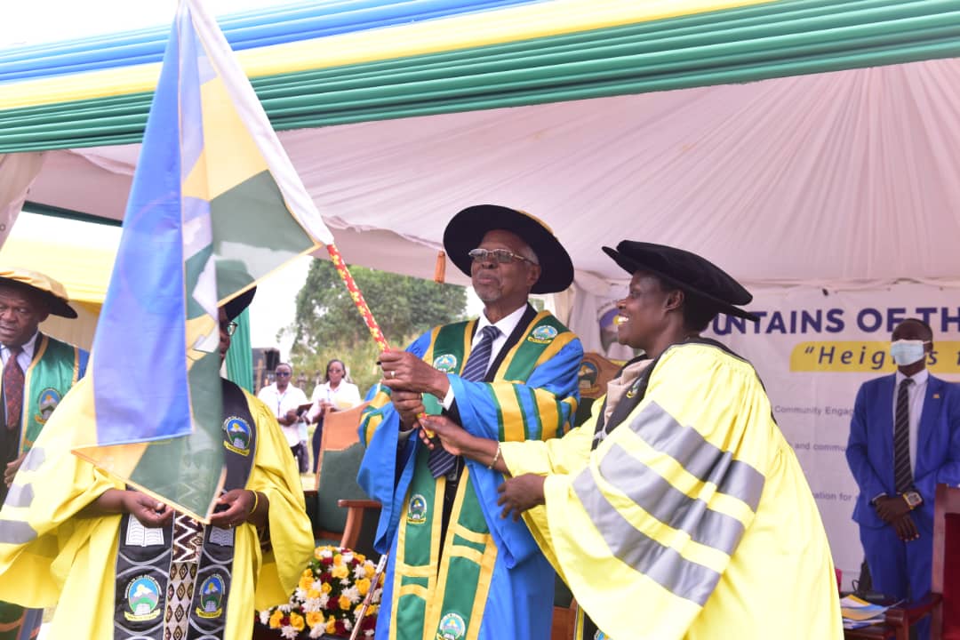 Earlier today, I installed Rt. Hon. Professor Edward Rugumayo as the first Chancellor of the Mountains of the Moon University. I was representing H.E. YK Museveni. I congratulate Prof Rugumayo and wish the Mountains of the Moon University the best.