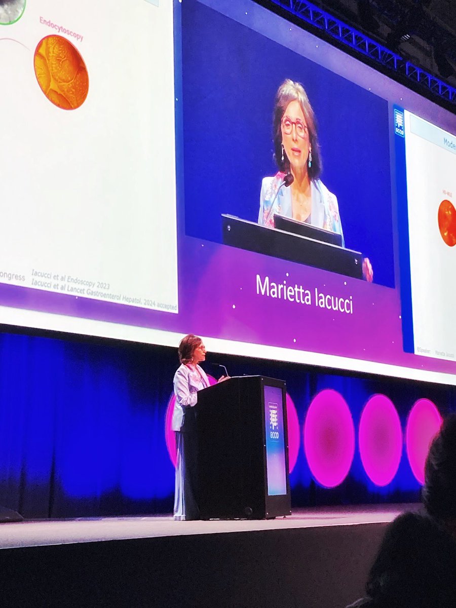 Professor Marietta Iacucci giving her talk on “AI - entering clinical practice in IBD”

 #ECCO <a href="/Y_ECCO_IBD/">Y-ECCO</a> <a href="/UCC/">UCC Ireland</a> #UCC #MedEd #MedTwitter #IBD #ColonicDysplasia <a href="/Pharmabiotic/">APC Microbiome Ireland</a> <a href="/TeamAUGMENT23/">AUGMENT</a> <a href="/MariettaIacucci/">Marietta Iacucci</a>