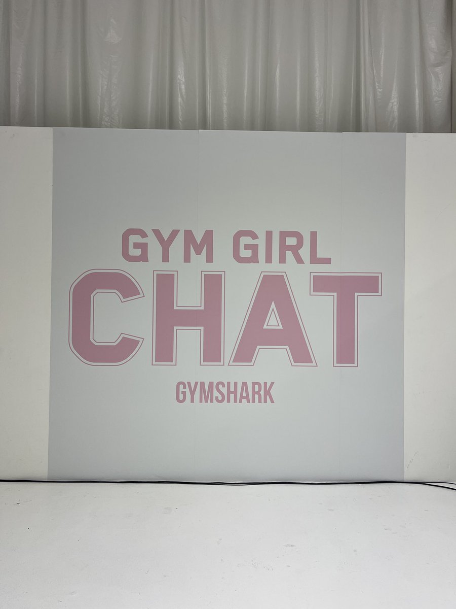 SlapEmUp's tweet image. Gymshark Lift Miami Event graphic installations interior and exterior.