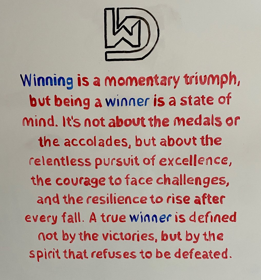 The Winning Difference (@thewinningdiff1) on Twitter photo Winning is a momentary triumph, but being a winner is a state of mind. 
It's about the relentless pursuit of excellence, the courage to face challenges, and the resilience to rise after every fall. 
A true winner is defined not by the victories, but by the spirit that refuses Winning is a momentary triumph, but being a winner is a state of mind. 
It's about the relentless pursuit of excellence, the courage to face challenges, and the resilience to rise after every fall. 
A true winner is defined not by the victories, but by the spirit that refuses