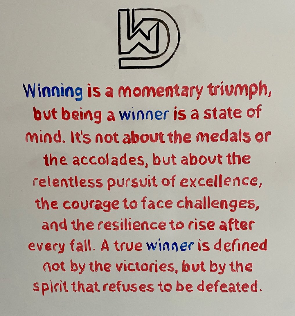 Winning is a momentary triumph, but being a winner is a state of mind. It's about the relentless pursuit of excellence, the courage to face challenges, and the resilience to rise after every fall. A true winner is defined not by the victories, but by the spirit that refuses…