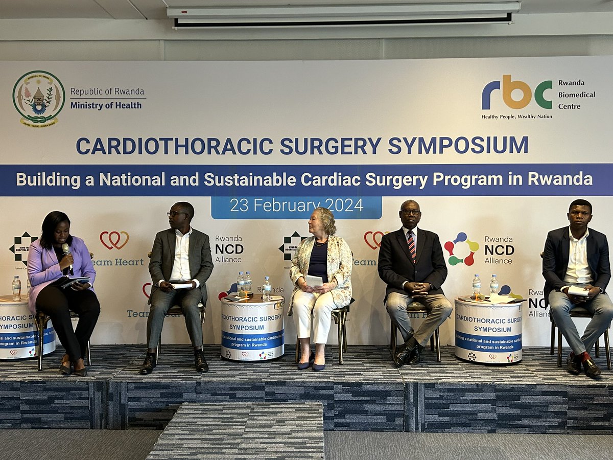 At the #RwandaCTsurgerySymposium Team Heart shared about its contributions to building a sustainable program in Rwanda through hands-on skill transfers and support in post-surgery recovery and health maintenance! 
<a href="/TeamHeartRwanda/">Team Heart</a>