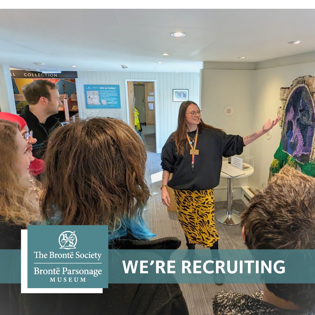 📣 We're looking for an innovative and passionate Programme Officer to join the team! Salary: £26k Hours: 37.5hrs/week Deadline: Sunday 10 March Interested or know someone who might be? Find out more at bronte.org.uk/vacancies. #artsjobs #heritagejobs #haworth #museumjobs