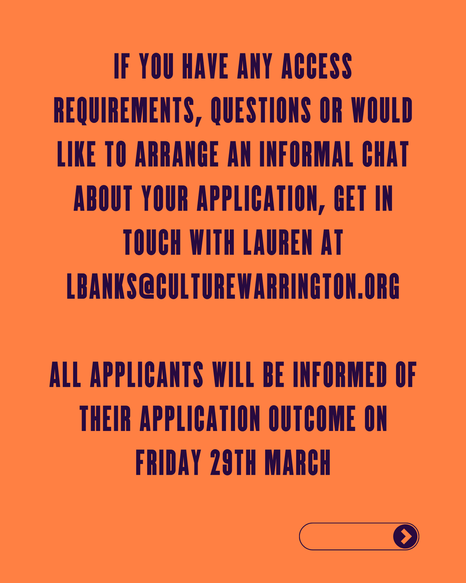Warrington Arts Festival Commissions are now LIVE! 💨

👉 Got a brilliant idea you want to bring to life?

We now have 2 commission opportunities available: 

1️⃣ Festival Site Decoration: ow.ly/iRCT50QGIpx

2️⃣ Festival Programme Commissions: ow.ly/MTZh50QGIpy