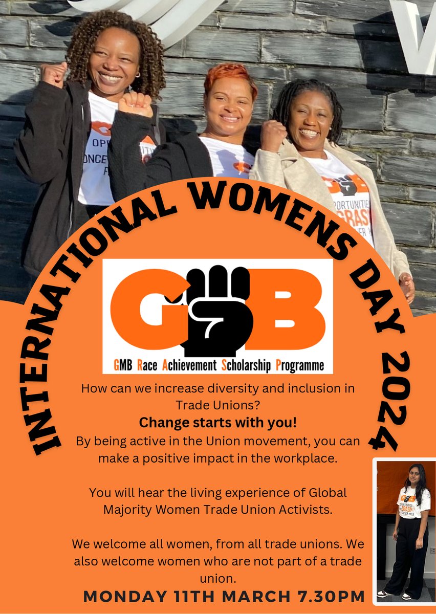 This International Women's day come and hear more about how to organise in your workplace 💪 Contact your regional office for further details 👏