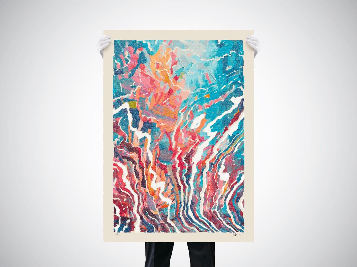It is a great pleasure to introduce for the first time “Filigree”, the forthcoming project by Matt DesLauriers, presented by The Disruptive Gallery. Filigree is a limited collection of 100 digital/physical works created using a coded, generative system that leverages AI as a tool