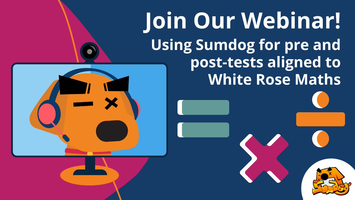 sumdog's tweet image. 📢 Join us for a 20-minute training session on how to maximize Sumdog's potential for pre and post-assessment using our tests aligned to White Rose Maths!📊  

Find out more and sign up here: bit.ly/3SHrUBa

#Sumdog #AssessmentStrategies #PupilProgress #Mathstest