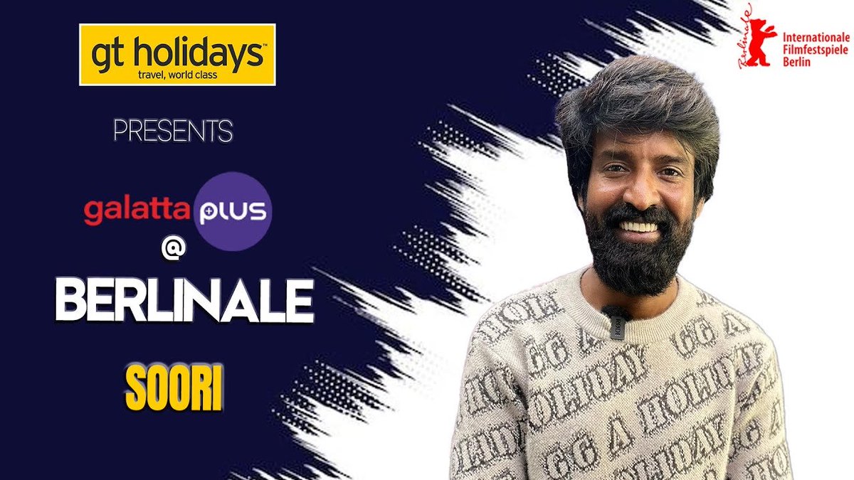 🎞️Watch actor @sooriofficial share his experience of playing the lead in #Kottukkaali, reflect on his career, and how he's evolved as an actor in this interview with @baradwajrangan from the #Berlinale. Watch Here; youtu.be/M3gd1uGn3TY @PsVinothraj @berlinale @SKProdOffl