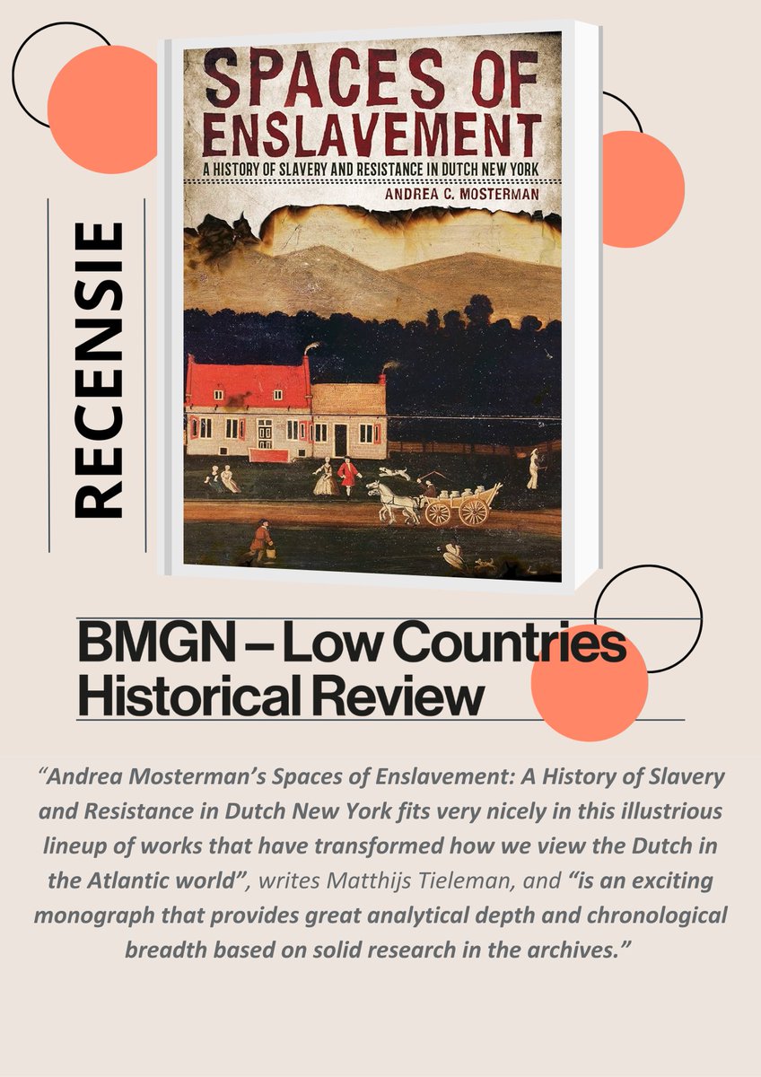 Matthijs Tielman read 'Spaces of Enslavement: A History of Slavery and Resistance in Dutch New York'  by Andrea Mosterman 👇 read the full review at: ow.ly/1LY150QGA92