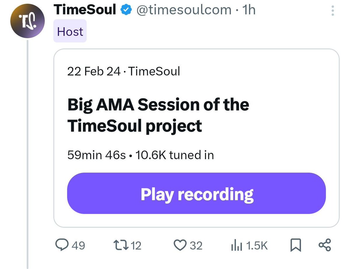 TimeSoul tweet media