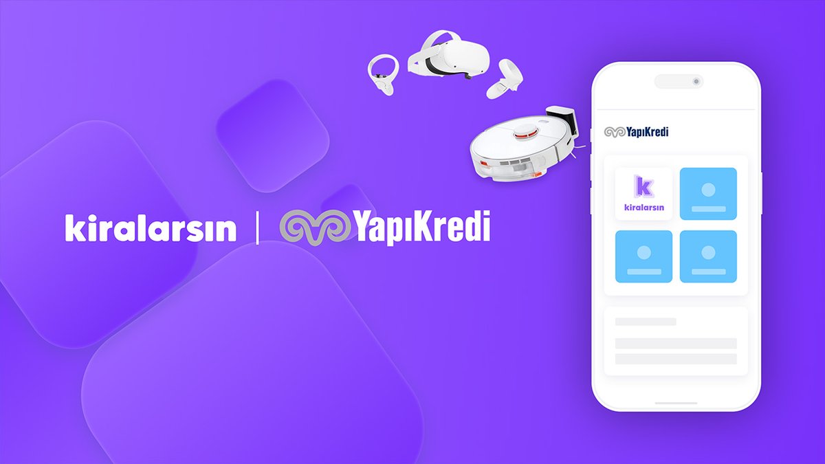 Ürün kiralama platformu Kiralarsın, Yapı Kredi Mobil’de yerini aldı egirisim.com/2024/02/23/uru…