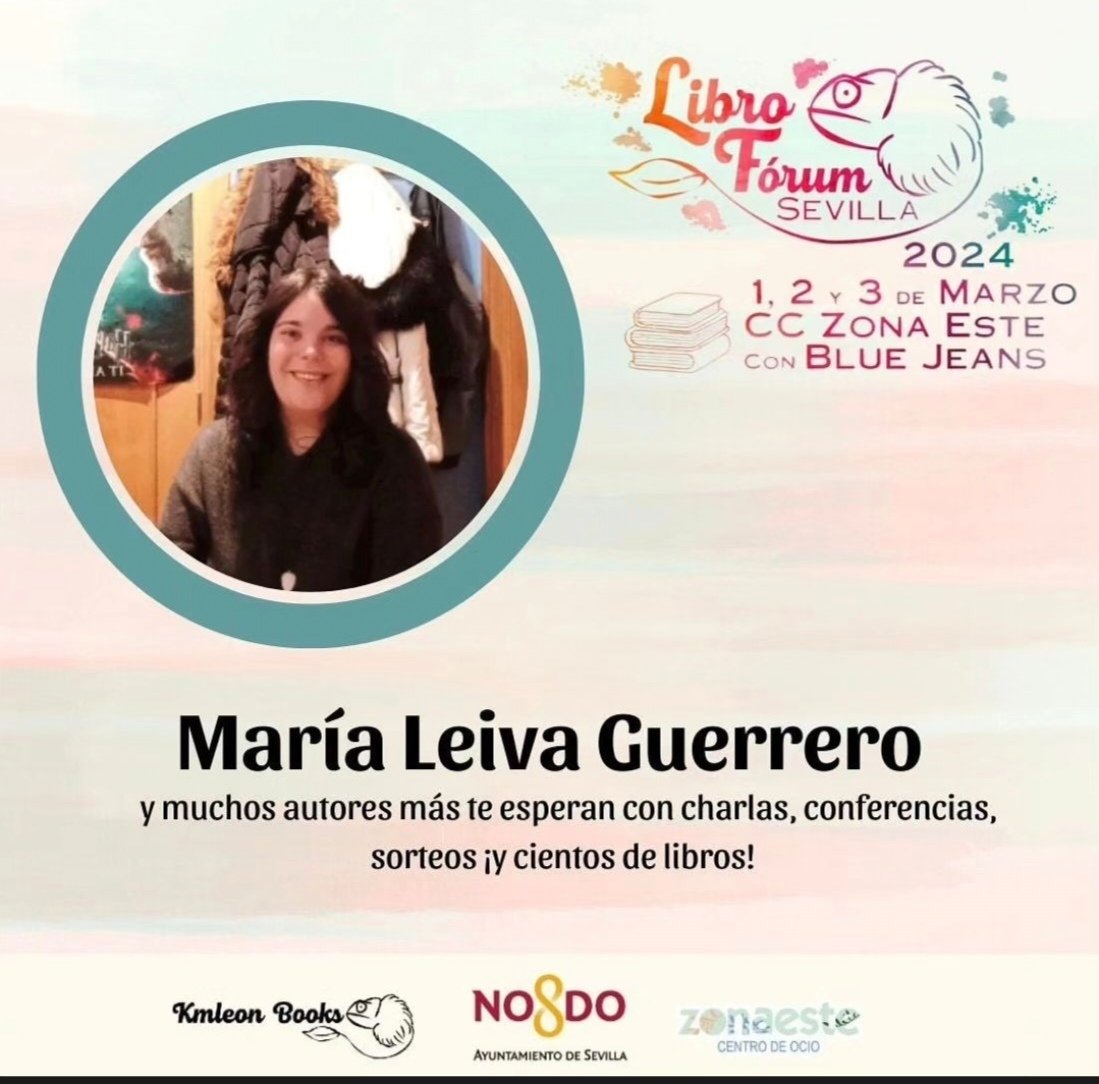 MariaLeivag's tweet image. ¡Ya cada vez queda menos!

¡Dentro de una semanita estaré por tierras andaluzas para disfrutar de la tercera edición del #LibroForumSevilla! 

En muy buena compañía, desvirtualizando a compis de letras y reencontrándome con parte de mi familia literaria... ¡Qué ganitas! 😍😍