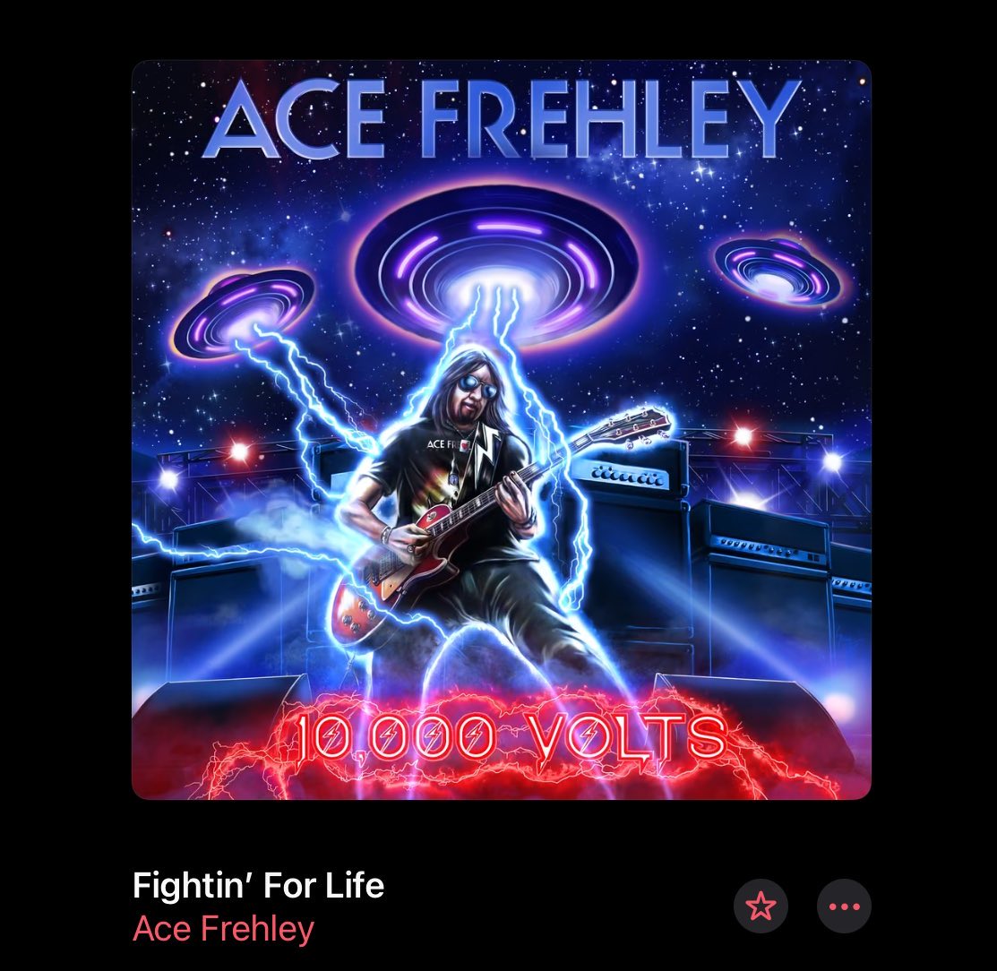 Happy Frehley Friday all!!! 🤘🏽⚡️🤘🏽
Great track!
#acefrehley #10000volts