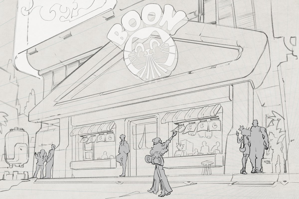 notrealend's tweet image. Here are some early conception sketches of Ramen Wars. Now compare them to the articulate final product that 8k active players experienced.

Ramen Wars 1.0 may be temporarily over, but our desire to further improve &amp;amp; elevate our products never stops.

2024 is going to be even…