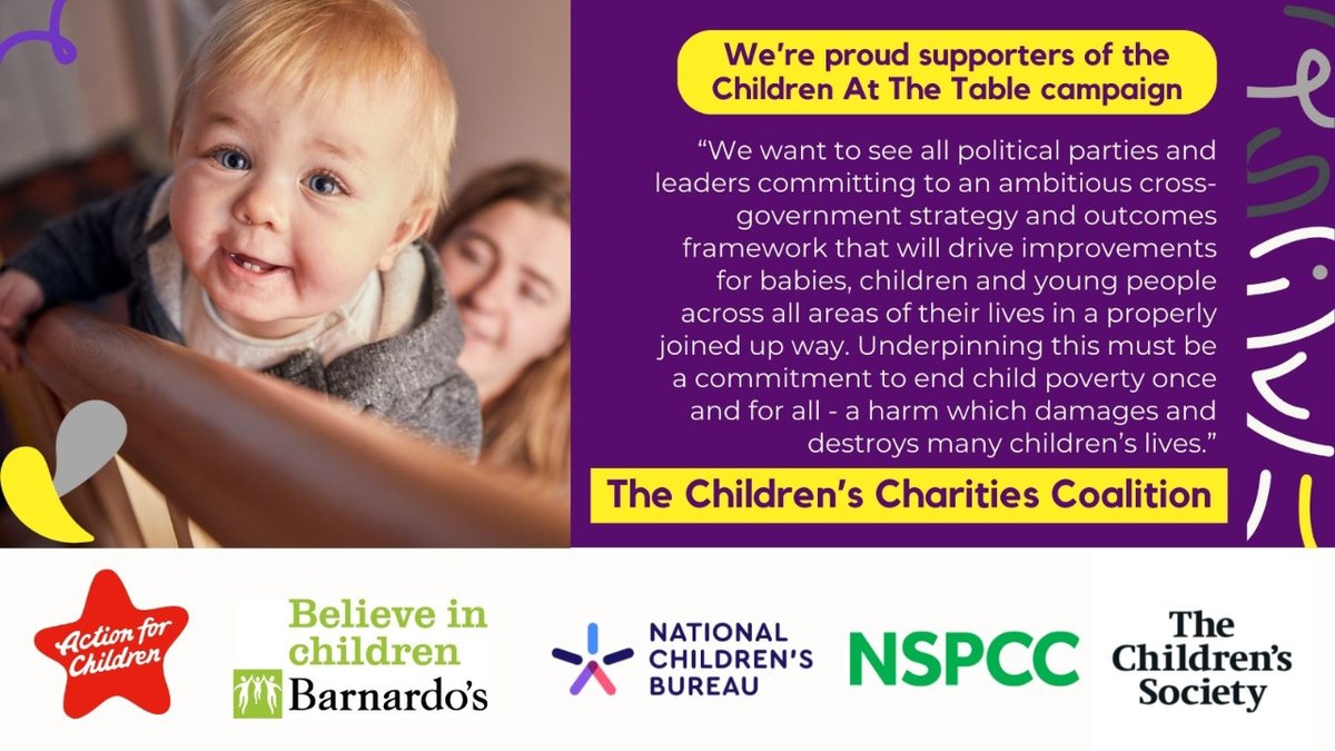 We agree with @ACDStweets: we need a plan for children. This is why we support #ChildrenAtTheTable, a campaign by the Children's Charities Coalition asking for a strategy to improve the lives of babies, children & young people. Read their response here: buff.ly/42SHQoX