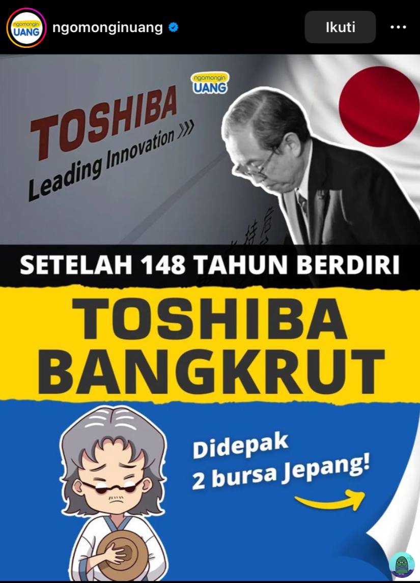 💚 Padahal awet-awet barang nya Toshiba🥀
Ada yang masih punya barang dari Toshiba?