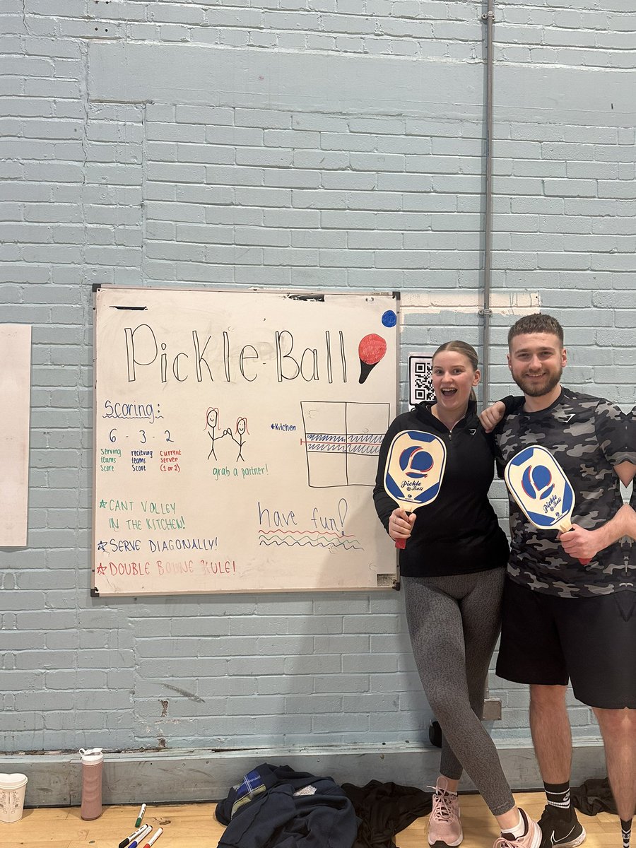Great session leading pickle ball this afternoon ! Thanks to everyone who came along, hope you had fun ! Well done to our winners, Hazel, Calum and Jamie. @JuneMur47035706