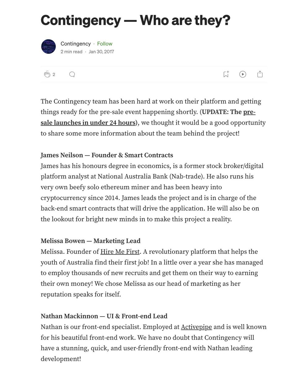 One of the forgotten ICO scams I never see people mention is <a href="/EthContingency/">Eth Contingency</a> which raised 21,144 ETH when the price of ETH was ~$17 in early 2017. 

The team vanished weeks after the ICO but sat on the majority of the funds eventually transferring $25M+ to Tornado from 2021-2022.