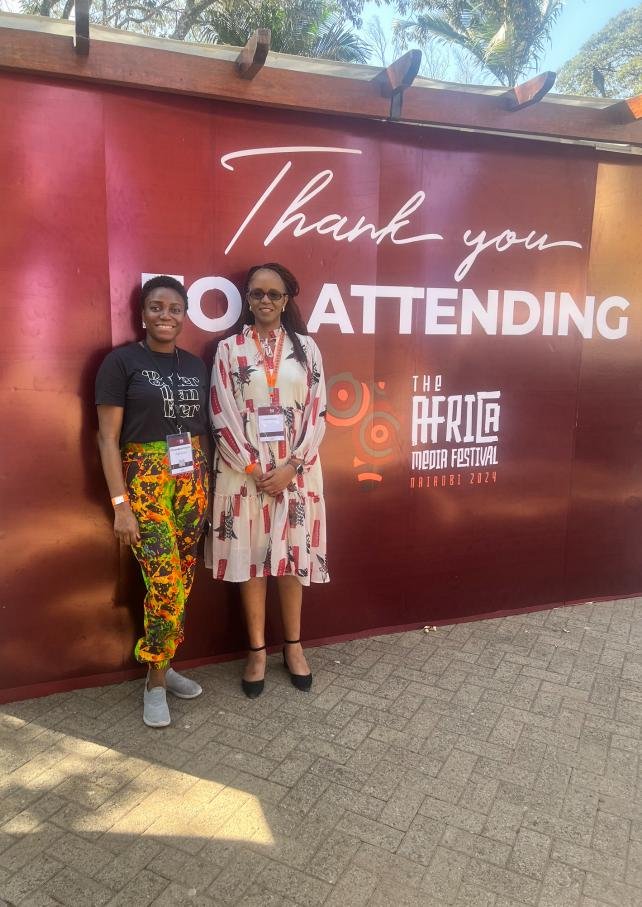 The #AfricaMediaFestival keeps getting better & the 2024 edition, themed #WhatsNextInMedia was outstanding 👌🏾 Our MD, @VIhekweazu & Director of Programme, @Kaysolaoye, joined other media professionals in #Kenya to explore the future of African media. Great event by @BarazaLab 👏🏾