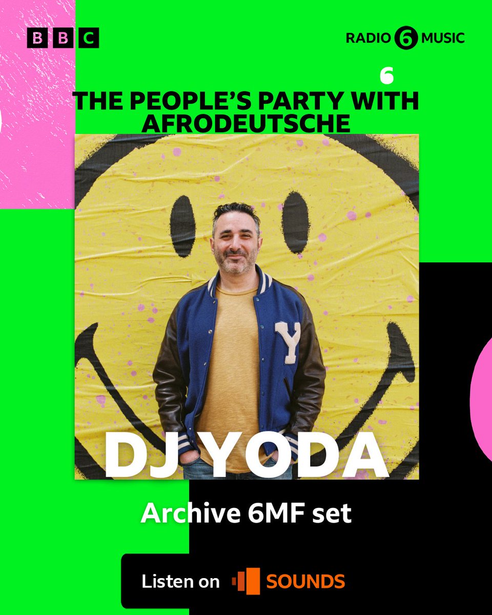 Tonight I’m chatting to <a href="/DJYodaUK/">DJ Yoda 🎧</a> reminiscing on his favourite DJ memories and tracks, before pressing play on his set from 6 Music Festival 2020!

Hip Hop lovers, you cannot miss this.. 

Join me 7-9pm  <a href="/BBC6Music/">BBC Radio 6 Music</a>