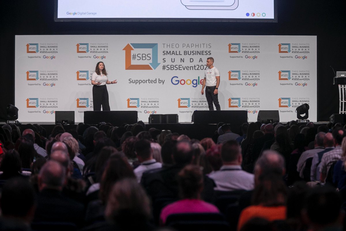 What a brilliant and insightful session on AI from <a href="/GoogleUK/">Google UK</a> Digital Garage presenters <a href="/KirstieKavanagh/">Kirstie Kavanagh</a> and <a href="/digital_darryl/">Darryl</a>! #SBSEvent2024!