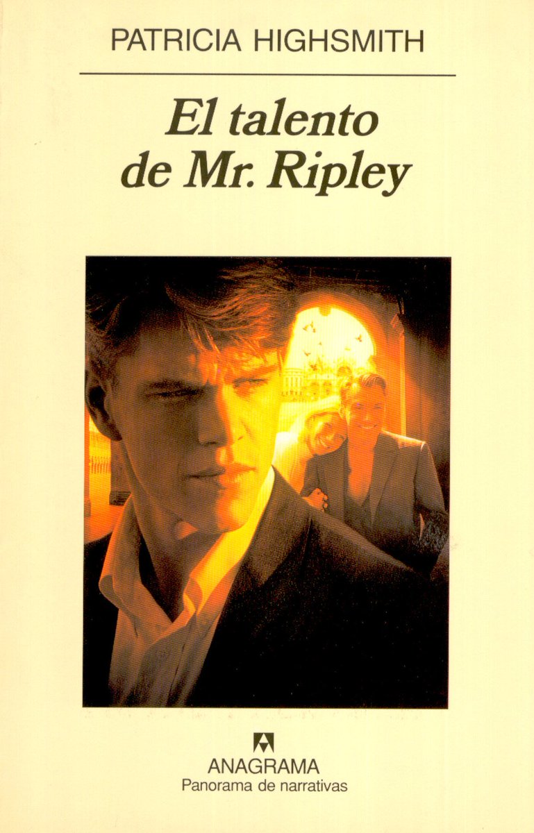 astutaka's tweet photo. Empiezo, con muchas ganas, la saga de Patricia Highsmith: #MrRipley. https://t.co/JWOLuD1vCC