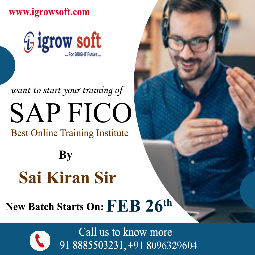 igrowsoftindia's tweet image. Top SAP Online Training Institute for SAP FICO in Hyderabad|Igrowsoft
Visit:igrowsoft.com/sap-fico-train…
Call Us:+918885503231|8096329604
Email: igrowsoft.yours@gmail.com

#sapfico
#SAPFICOcoursefees
#toptraininginstituteforsapfico