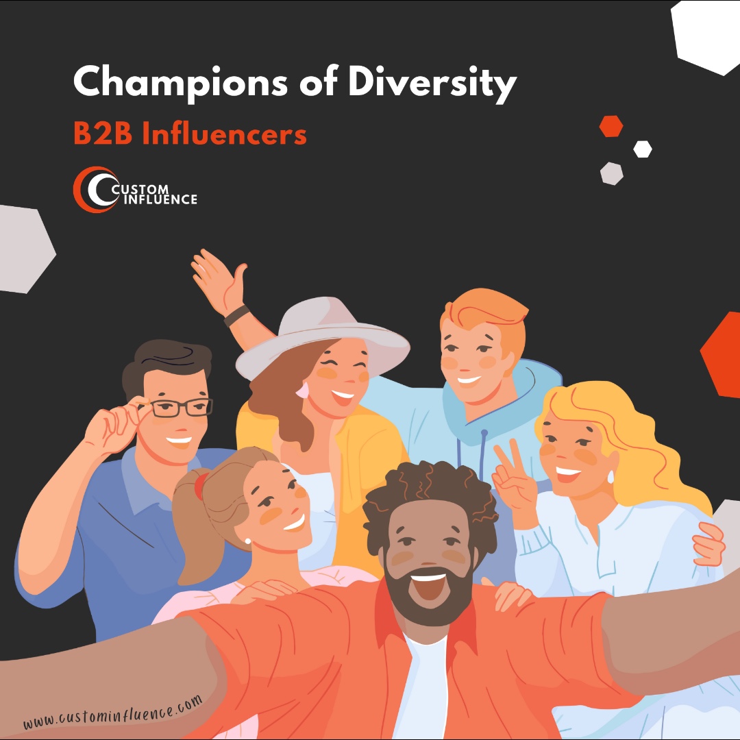 Champions of diversity are pivotal leaders who ardently promote and champion diversity, equity, and inclusion in their professional spheres.

custominfluence.com/b2b-influencer… 

#DEI #contentcreators #topvoices