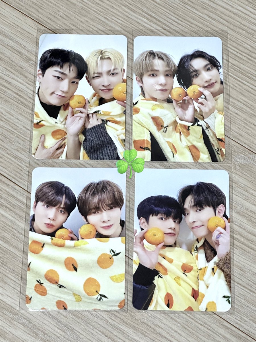 ATEEZ makestar メイクスター メクス
共同購入 ヨントン トレカ みかん 🍊

【譲】ユニットトレカ 
        🐿⛰、🐺🦊、👑🐻‍
トレカのみ、各2~3枠ずつあり

【求】2000円(普通郵便、送料込)

お気軽にお声掛けください、支払い方法柔軟に対応します🙇🏻‍♀️ 関税等の2次入金はありません◎