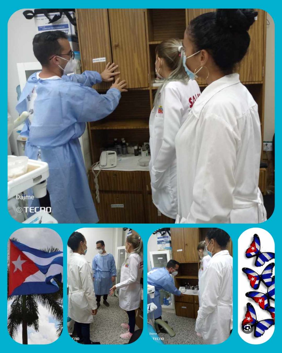 Realizada supervisión a un punto odontólogico,servicio de ecografía,valoración a pacientes hospitalizada y discusión de caso de clínica radiológicaen el Centro de Diagnostico Integral CDI Santa Rosalia del estado Zulia. #CubaPorLaVida #CubaCoopera