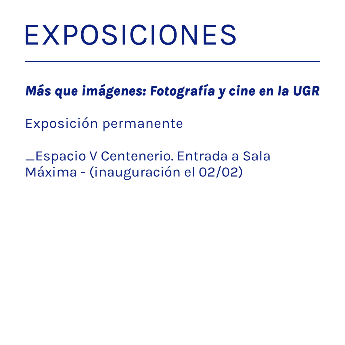 lamadrazacccugr's tweet photo. ¡Buen fin de semana!
#LaMadrazaCCCUGR #ExposicionesCCCUGR #ArtistasCCCUGR #ConferenciasCCCUGR #TalleresCCCUGR #Cultura #UGR #UniversidaddeGranada https://t.co/whritBPbUR